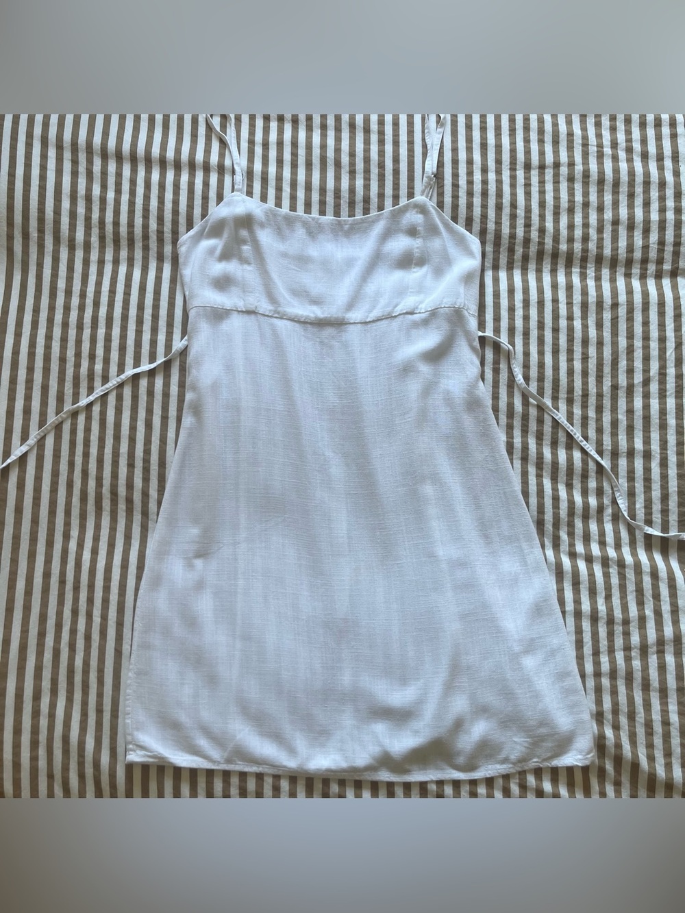 TWIK White Mini Slip Dress - Picture 4 of 8